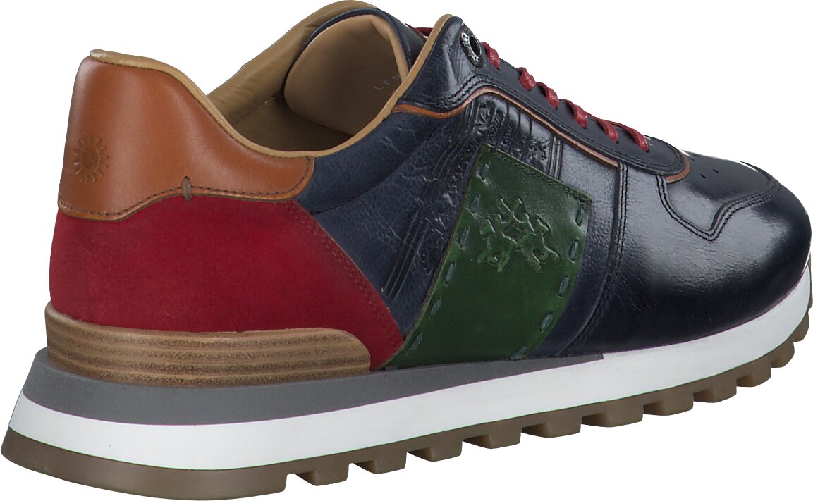 La Martina Herren-Sneaker aus Leder 244101974389 (Blau) online 