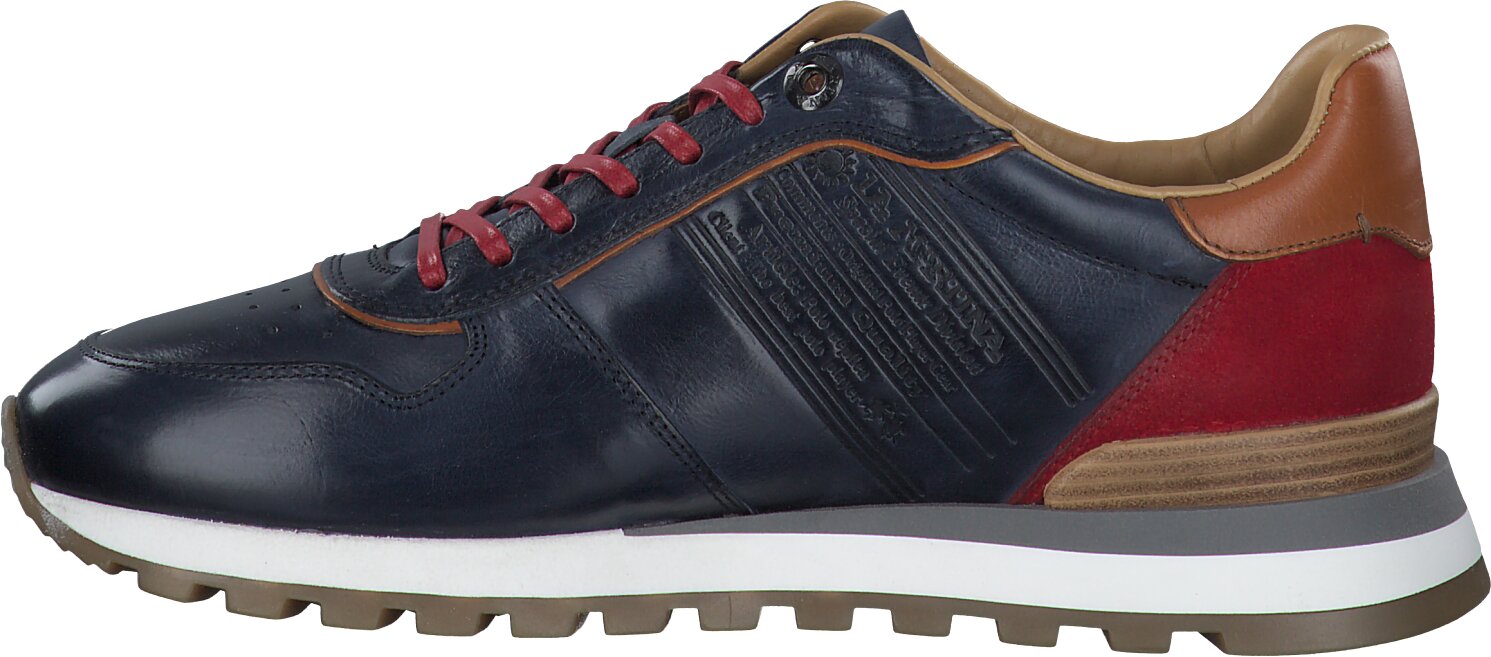 La Martina Herren-Sneaker aus Leder 244101974389 (Blau) online 