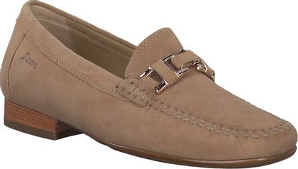 Sioux Damen-Slipper aus Leder 103302977263 (Beige/Braun)