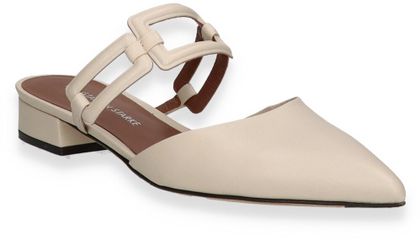 Konstantin Starke Damen-Pantoletten aus Leder 180301979405 (Beige)