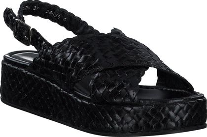 Phillip Hardy Damen-Sandalen aus Leder 184000974092 (Schwarz)