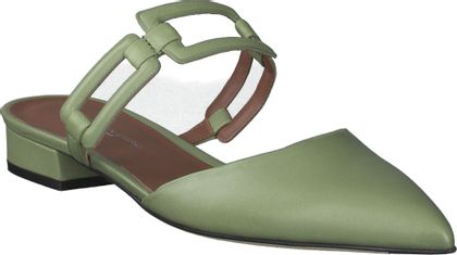 Konstantin Starke Damen-Pantoletten aus Leder 180621979429 (Grün)