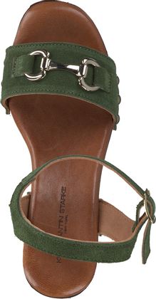 Konstantin Starke Leder-Sandalen für Damen 183602979247 (Grün)