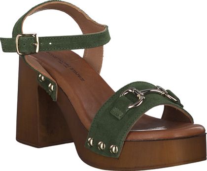 Konstantin Starke Leder-Sandalen für Damen 183602979247 (Grün)
