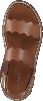 Homers Leder-Sandalen für Damen 187301955255 (Braun)