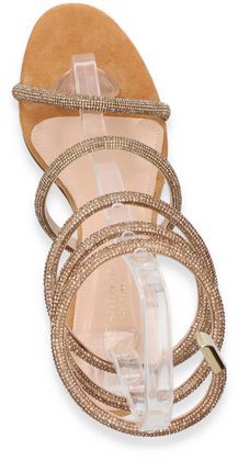 Konstantin Starke Damen-Sandalen aus Leder 189901978498 (Gold)