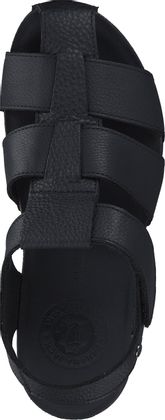 Panama Jack Klett-Sandalen aus Leder 283001918957 (Schwarz)