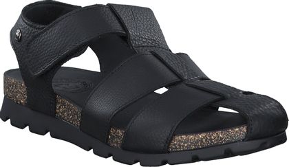 Panama Jack Klett-Sandalen aus Leder 283001918957 (Schwarz)