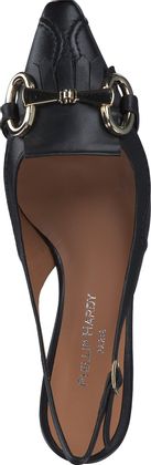Phillip Hardy Damen-Slingpumps aus Leder 130001980043 (Schwarz)