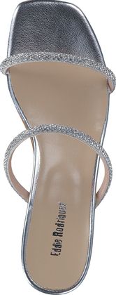 Eddie Rodriguez Pantoletten für Damen 181911978589 (Silber)