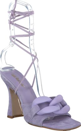 Eddie Rodriguez Damen-Sandaletten aus Leder 181192955516 (Blau/Lila)