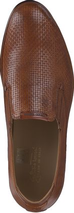 Galizio Torresi Herren-Flechtschuhe aus Leder 286200932620 (Braun)