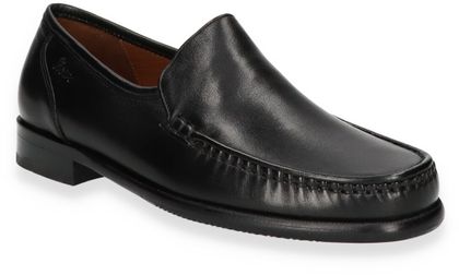 Sioux Herren-Slipper aus Leder 226001936546 (Schwarz)