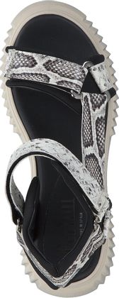 Pertini Klett-Sandalen für Damen aus Leder 183385976489 (Beige)