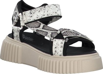 Pertini Klett-Sandalen für Damen aus Leder 183385976489 (Beige)