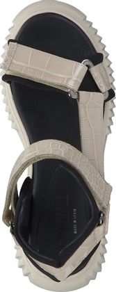 Pertini Klett-Sandalen für Damen aus Leder 183305976490 (Beige)