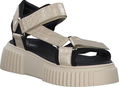 Pertini Klett-Sandalen für Damen aus Leder 183305976490 (Beige)