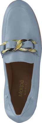 Maripé Damen-Slipper aus Leder 103141976659 (Blau)