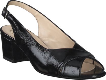 Attica Damen-Sandalen aus Leder 176003981345 (Schwarz)