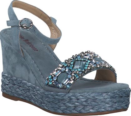 Eddie Rodriguez Keilabsatz-Sandalen für Damen 187102955863 (Blau)