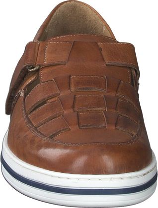 Galizio Torresi Herren-Flechtschuhe aus Leder 286221936753 (Braun)
