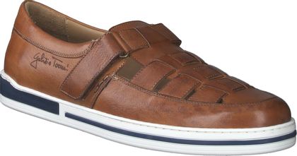 Galizio Torresi Herren-Flechtschuhe aus Leder 286221936753 (Braun)