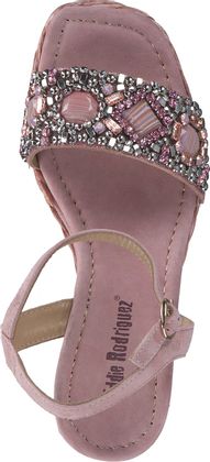 Eddie Rodriguez Keilabsatz-Sandalen für Damen 187502955899 (Rosa)