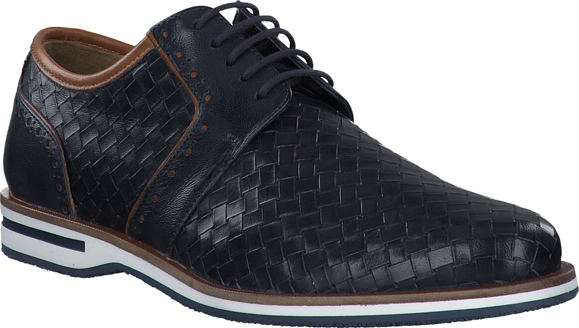 Galizio Torresi Herren-Schnürschuhe aus Leder 240101936649 (Blau) Bild 01