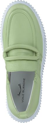 Voile Blanche Damen-Slipper aus Leder 100641973488 (Grün)