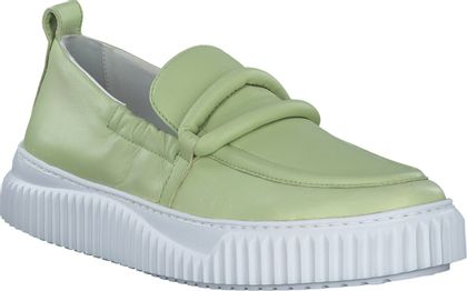 Voile Blanche Damen-Slipper aus Leder 100641973488 (Grün)