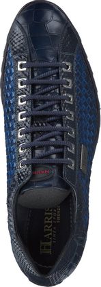 Harris Herren-Schnürschuhe aus Leder 244100936807 (Blau)