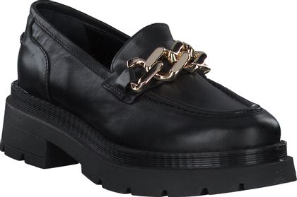 Shirley Mae Damen-Slipper aus Leder 100001990700 (Schwarz)