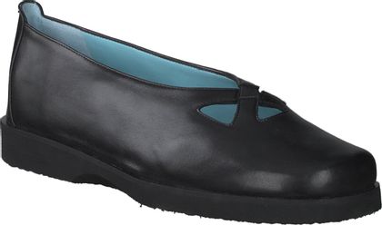 Thierry Rabotin Damen-Slipper aus Leder 100001128004 (Schwarz)