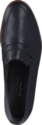 Paul Green Damen-Slipper aus Leder 100101989058 (Dunkelblau)