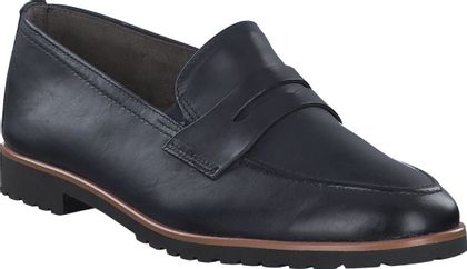 Paul Green Damen-Slipper aus Leder 100101989058 (Dunkelblau)