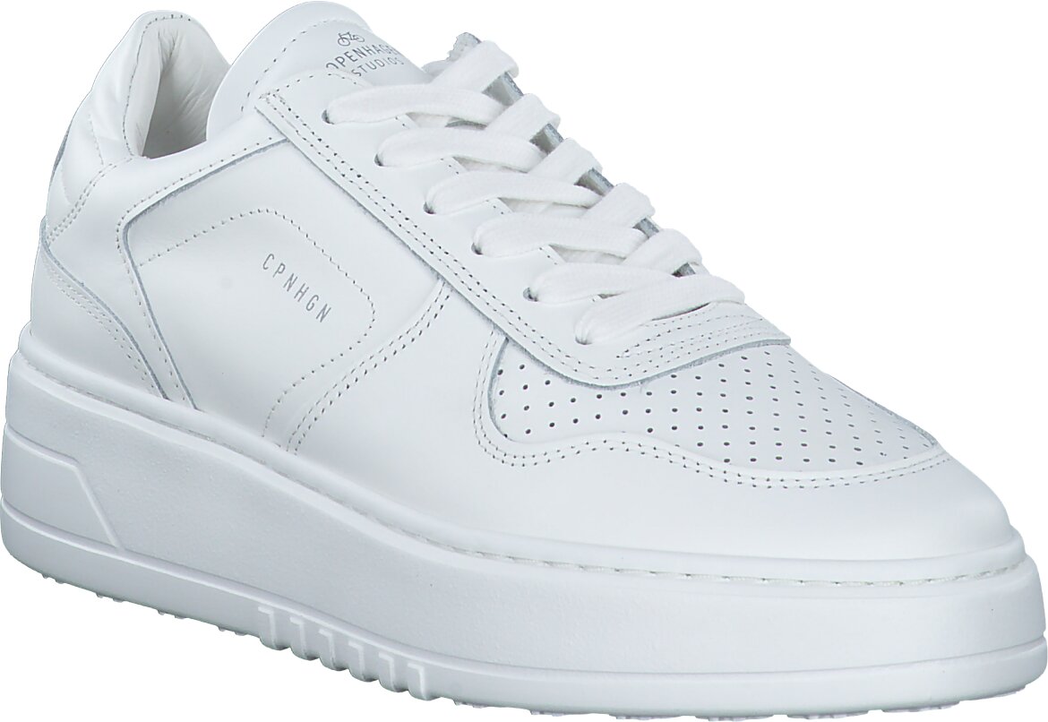 Damen Sneaker Leder Weiss