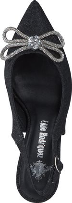 Eddie Rodriguez Damen-Slingpumps aus Leder 131007956910 (Schwarz)