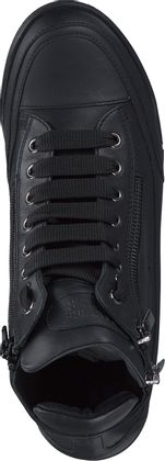 Candice Cooper Damen-Knöchelsneaker aus Leder 102001983585 (Schwarz)