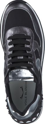 Voile Blanche Plateau-Sneaker für Damen 101081985508 (Schwarz)