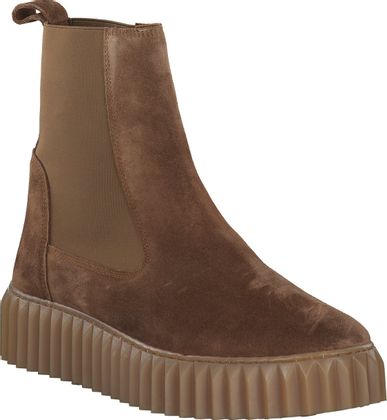 Voile Blanche Damen-Boots aus Leder 102222985387 (Braun)