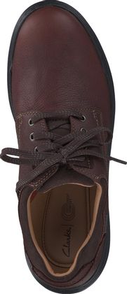Clarks Herren-Schnürschuhe aus Leder 240201936984 (Braun)
