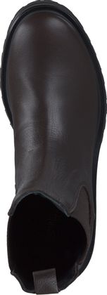 Shirley Mae Damen-Chelsea-Boots aus Leder 102201993487 (Braun)