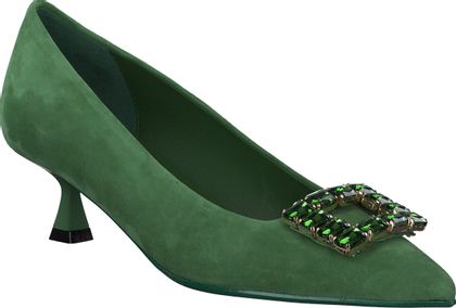 Konstantin Starke Damen-Pumps aus Leder 121602991399 (Grün)