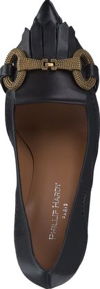 Phillip Hardy Damen-Pumps aus Leder 122001992550 (Schwarz)