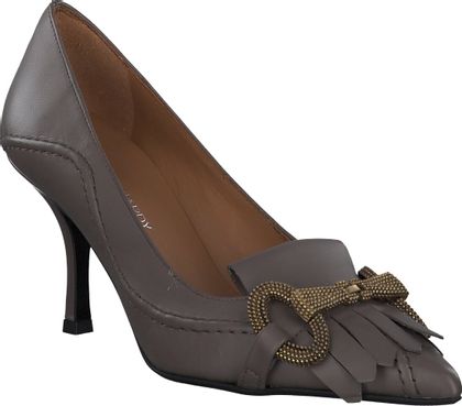 Phillip Hardy Damen-Pumps aus Leder 122221992549 (Taupe)