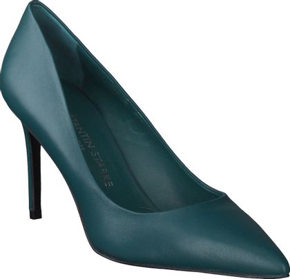 Konstantin Starke Damen-Pumps aus Leder 123601993463 (Petrol)