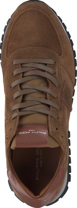 Philippe Model Herren-Sneaker aus Leder 244222984383 (Braun)