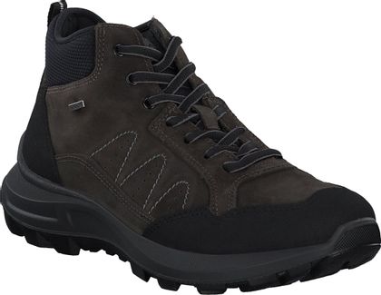 MOMA Herren-Schnürboots aus Leder 212401914999 (Dunkelgrau) online 