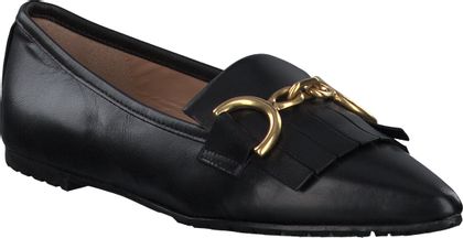 Shirley Mae Damen-Ballerinas aus Leder 103001957471 (Schwarz)