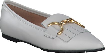 Shirley Mae Damen-Ballerinas aus Leder 103701957495 (Weiß)
